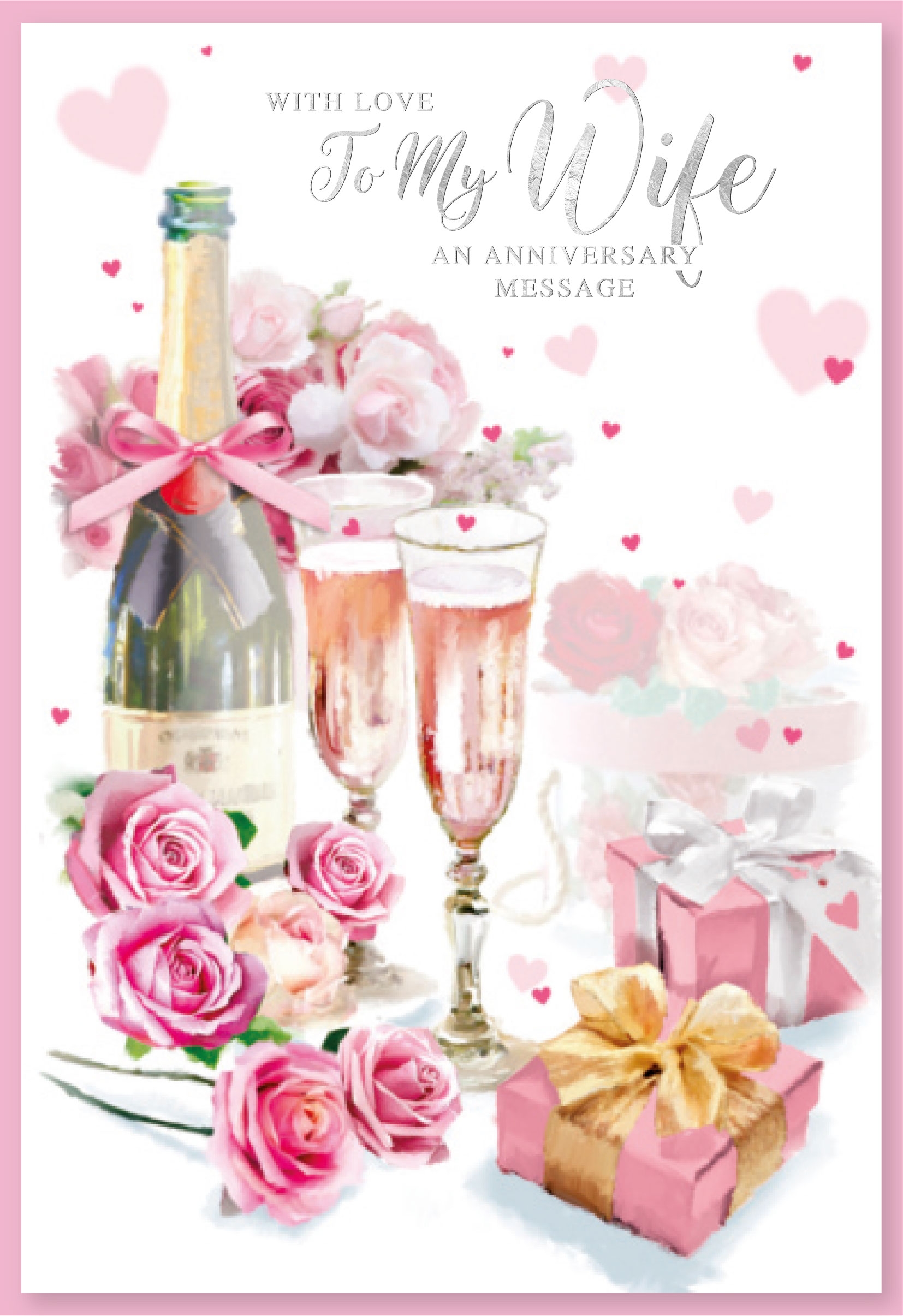 ANNIVERSARY CARDS,Wife 6`s Presents & Bubbly