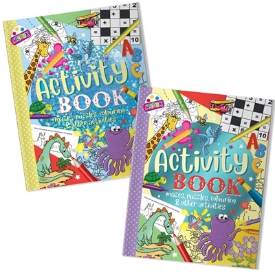 ACTIVITY BOOK,Mazes, Puzzles, Colouring & More (80gsm Paper) [Packs Only]