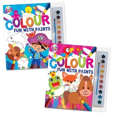 COLOURING BOOK,Fun with Paints [Packs Only]