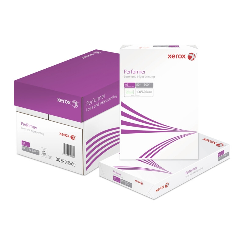 COPIER PAPER,A3 Xerox Performer 80g/m2 500`s [Splittable]