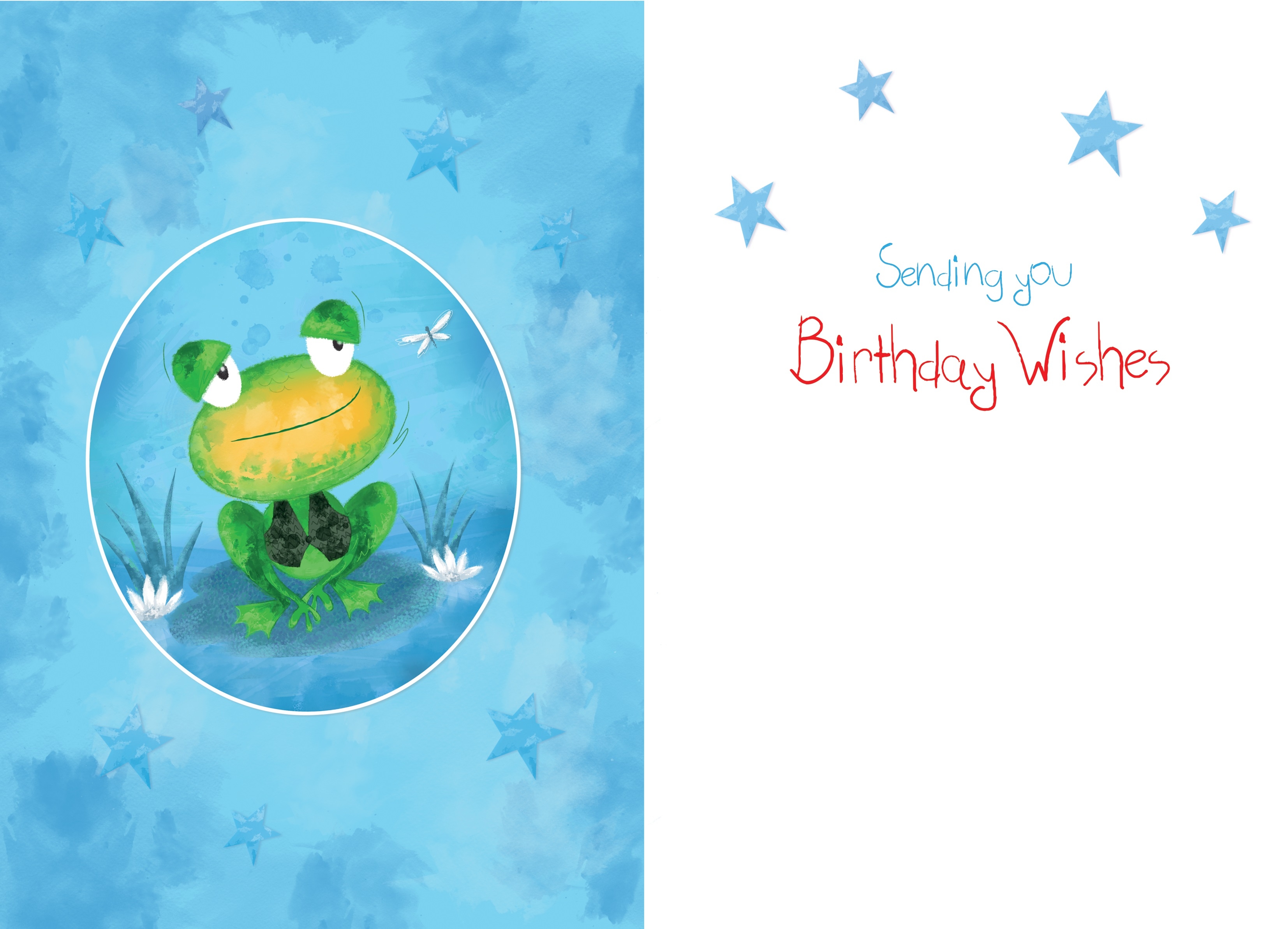 BIRTHDAY CARDS,6`s Frog in Waistcoat