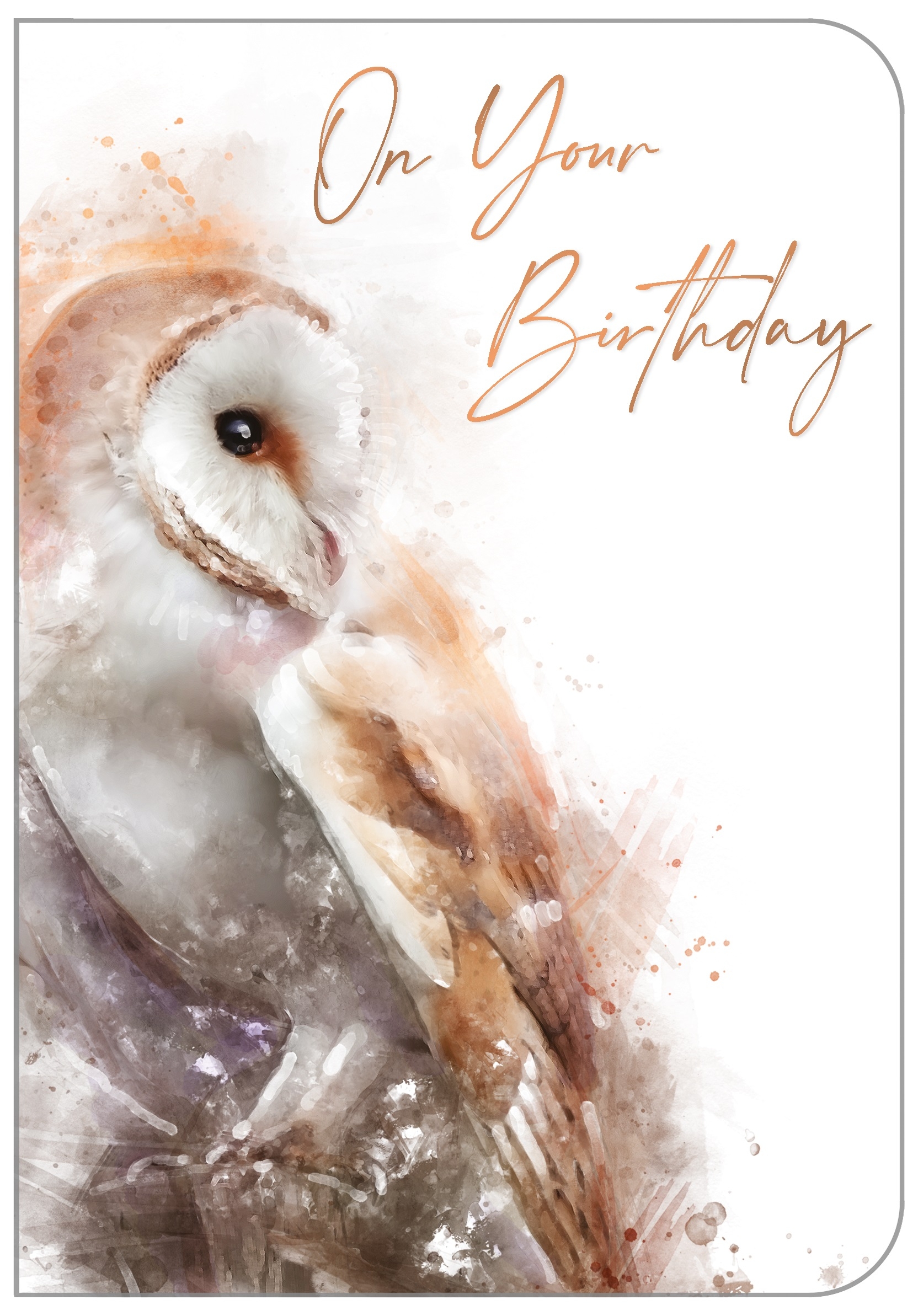 BIRTHDAY CARDS,6`s Owl