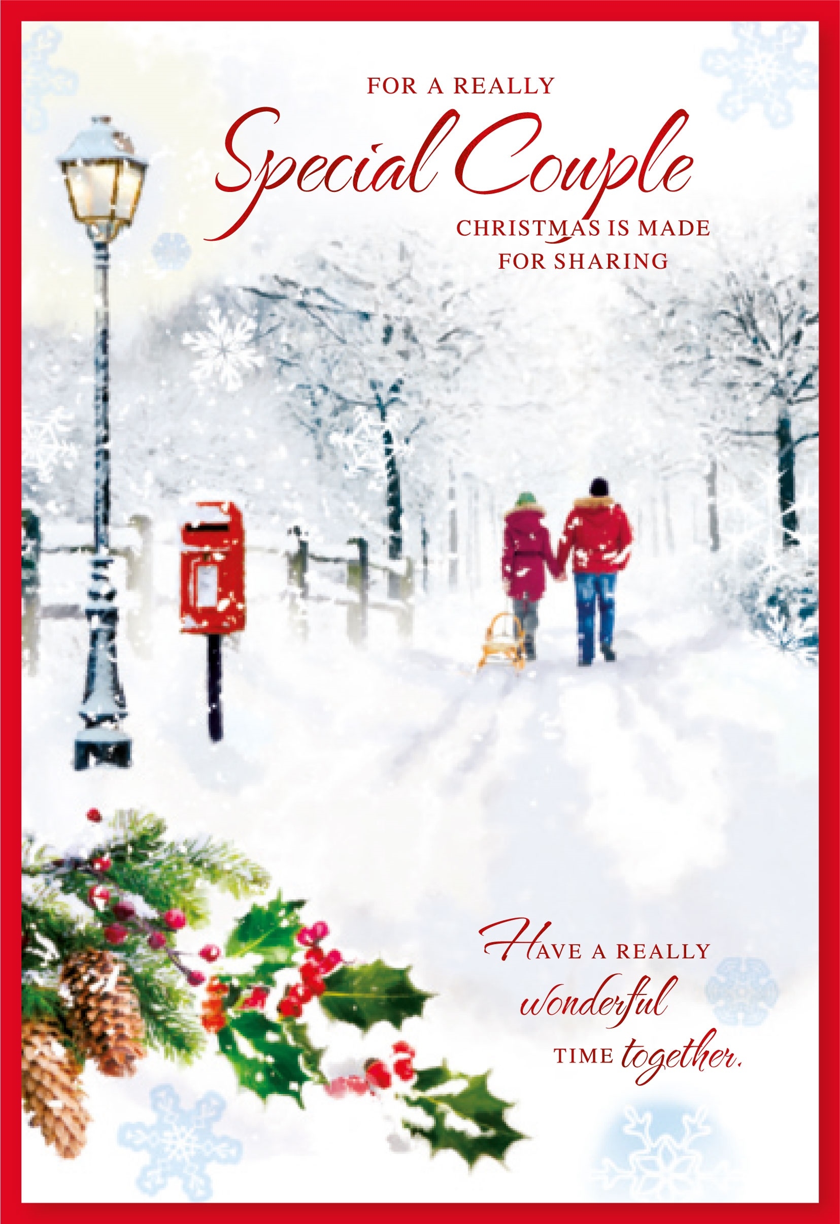 XMAS CARDS,Special Couple 6`s Winter Walk