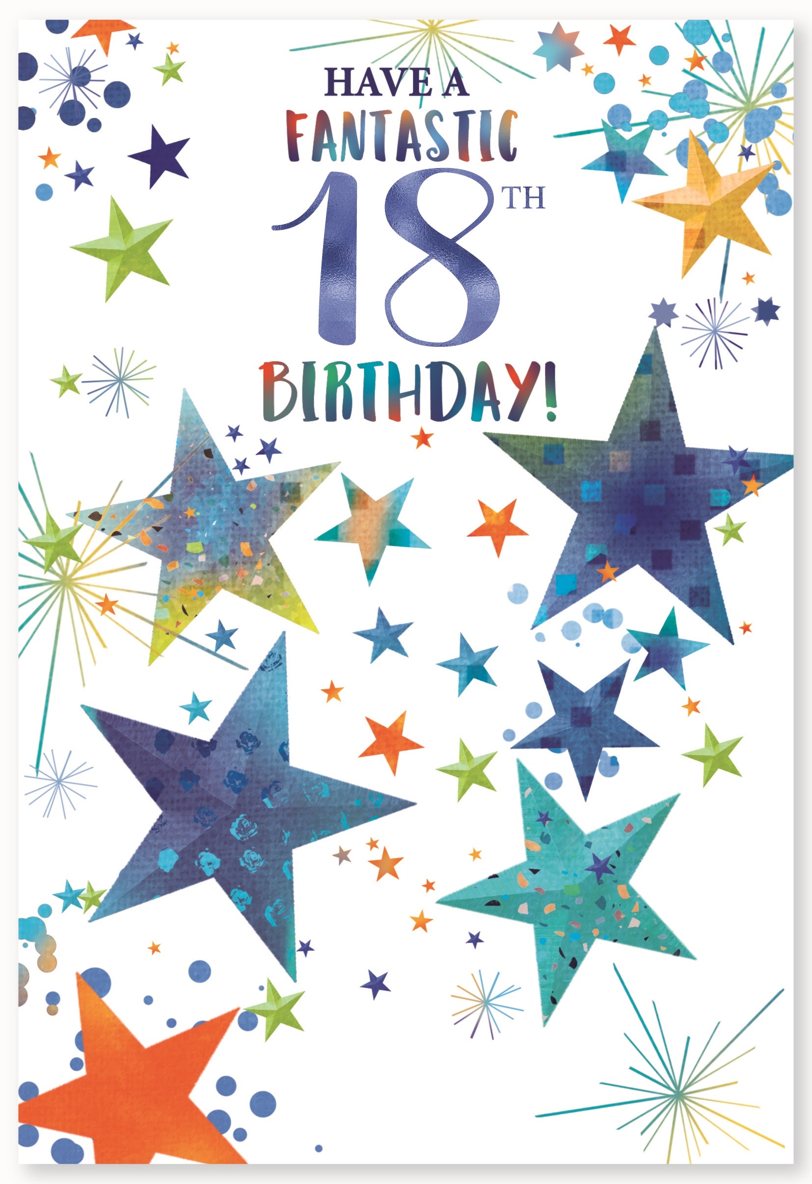 AGE 18 CARDS Male 6`s Foil Stars