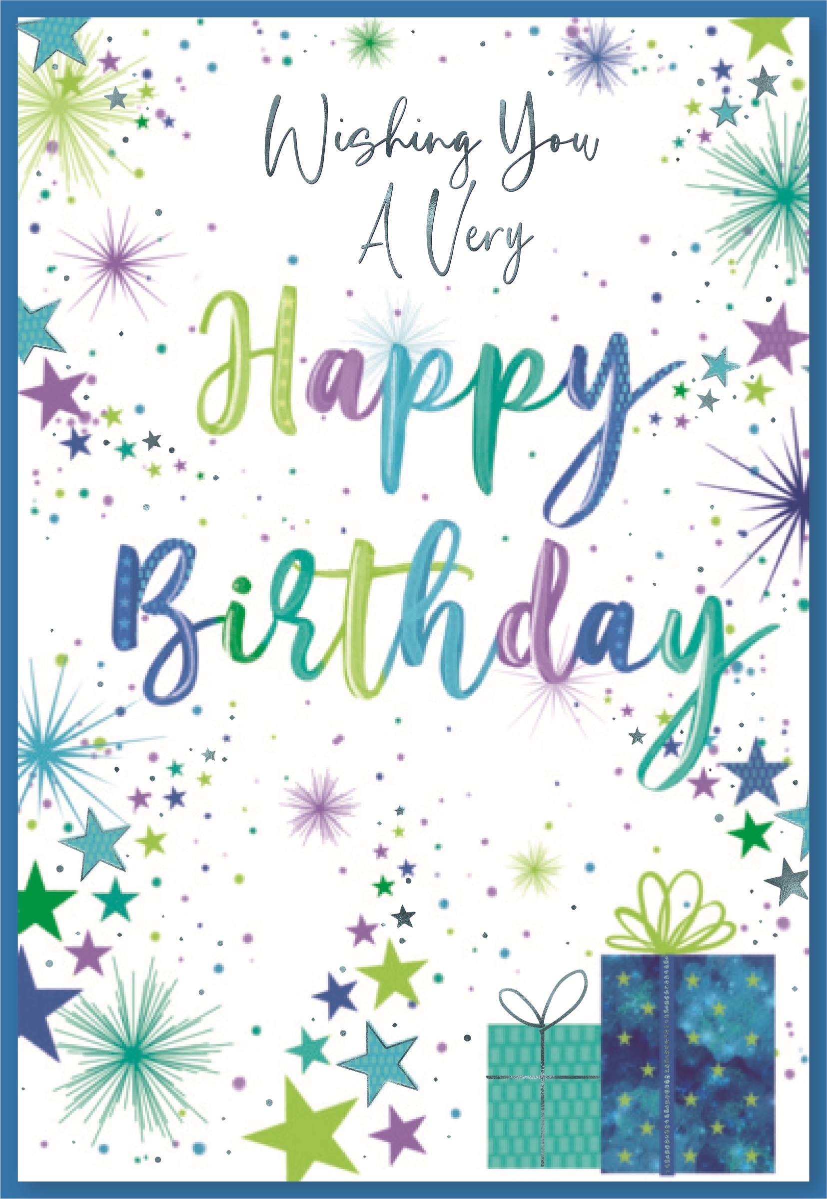 BIRTHDAY CARDS,6`s Presents & Stars