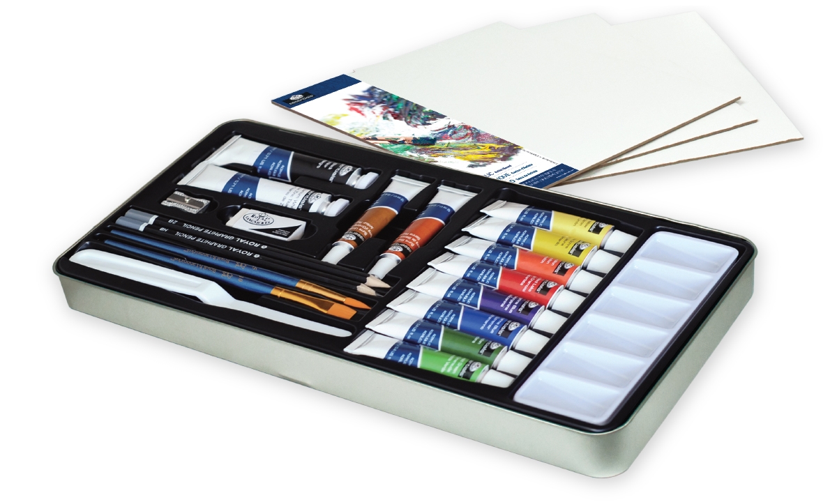 ARTIST TIN,Arcylic Painting Large 24 Piece [Splittable]