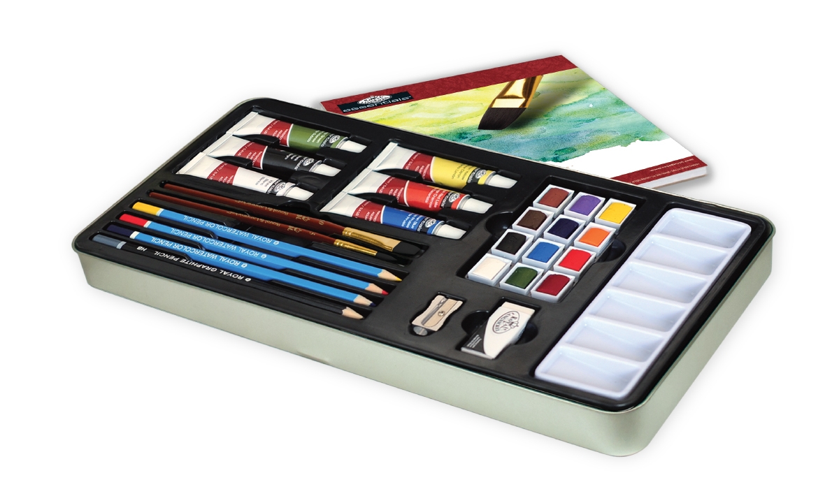 ARTIST TIN,Watercolour Painting Large 29 Piece [Splittable]