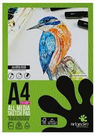 SKETCH BOOK, Artgecko A4 All Media 150gsm 40lv [Packs Only]