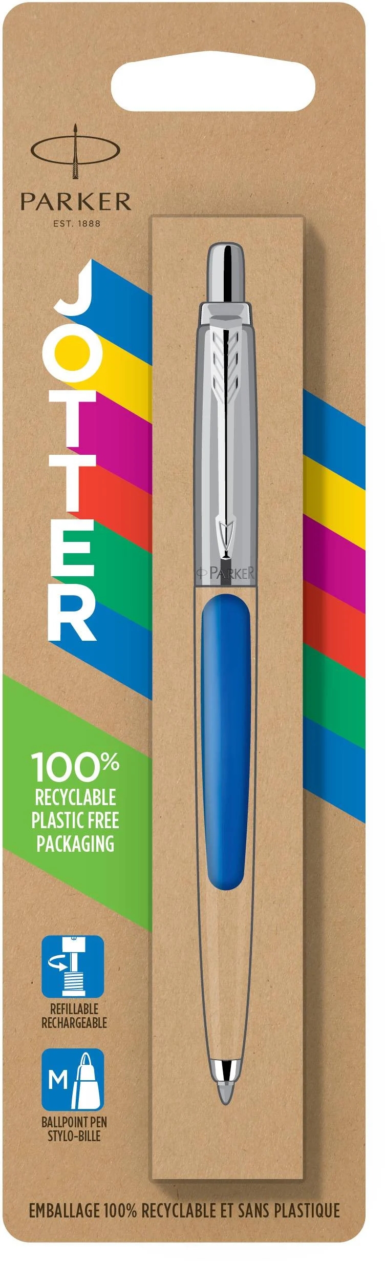 BALL PEN,Jotter Blue Plastic (Parker)