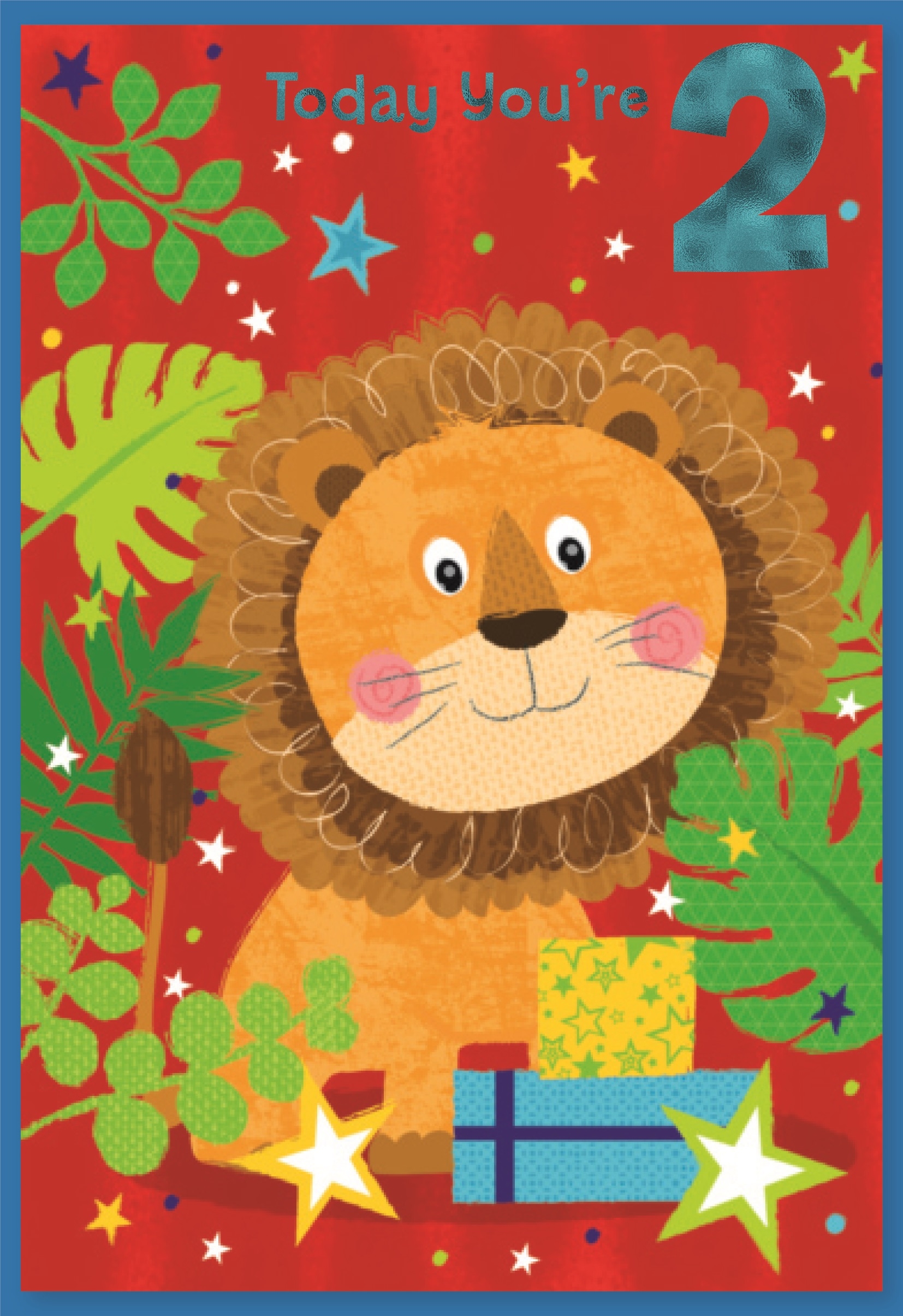 AGE 2 CARDS,Male 6`s Lion