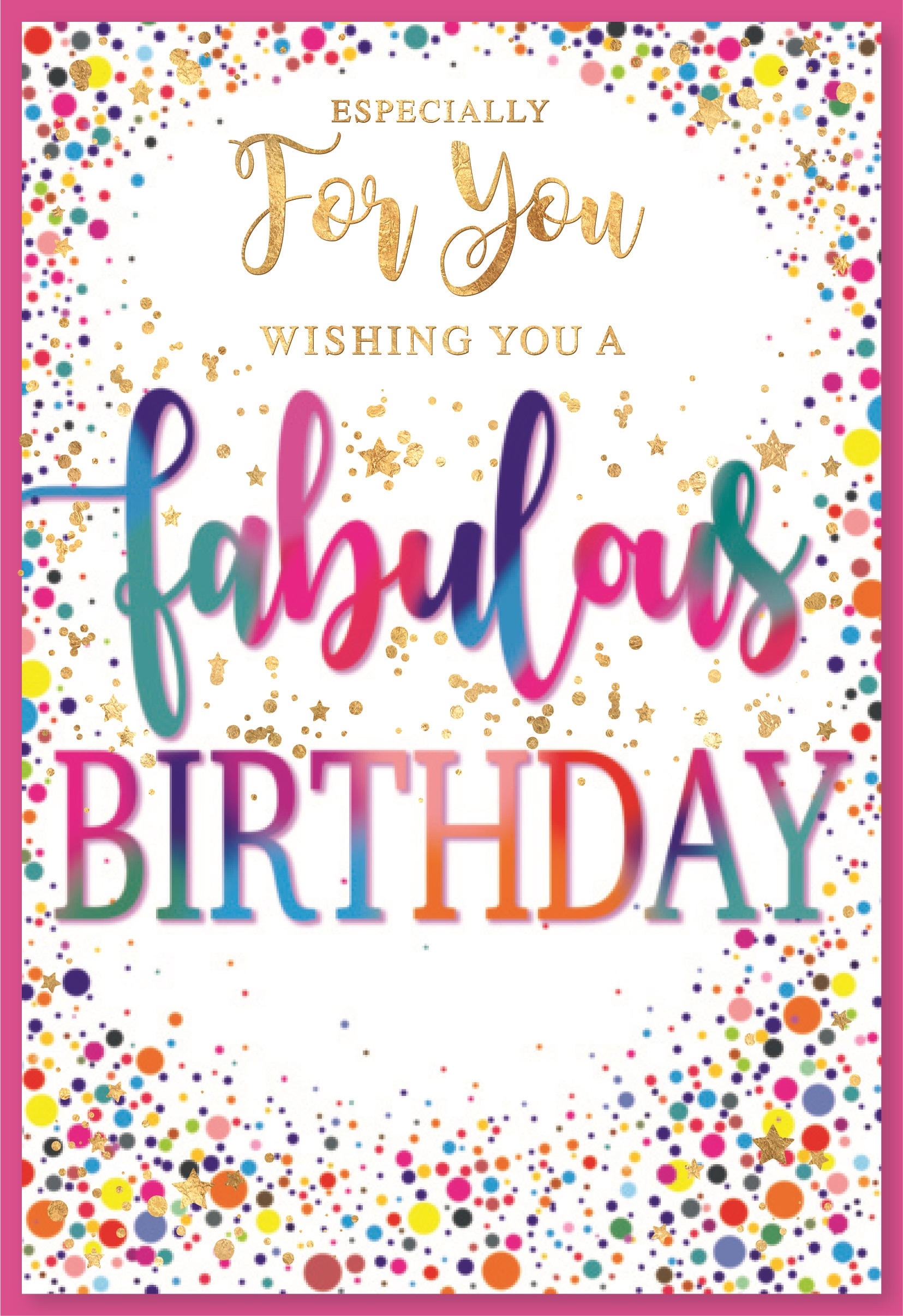 BIRTHDAY CARDS,6`s Text & Dots
