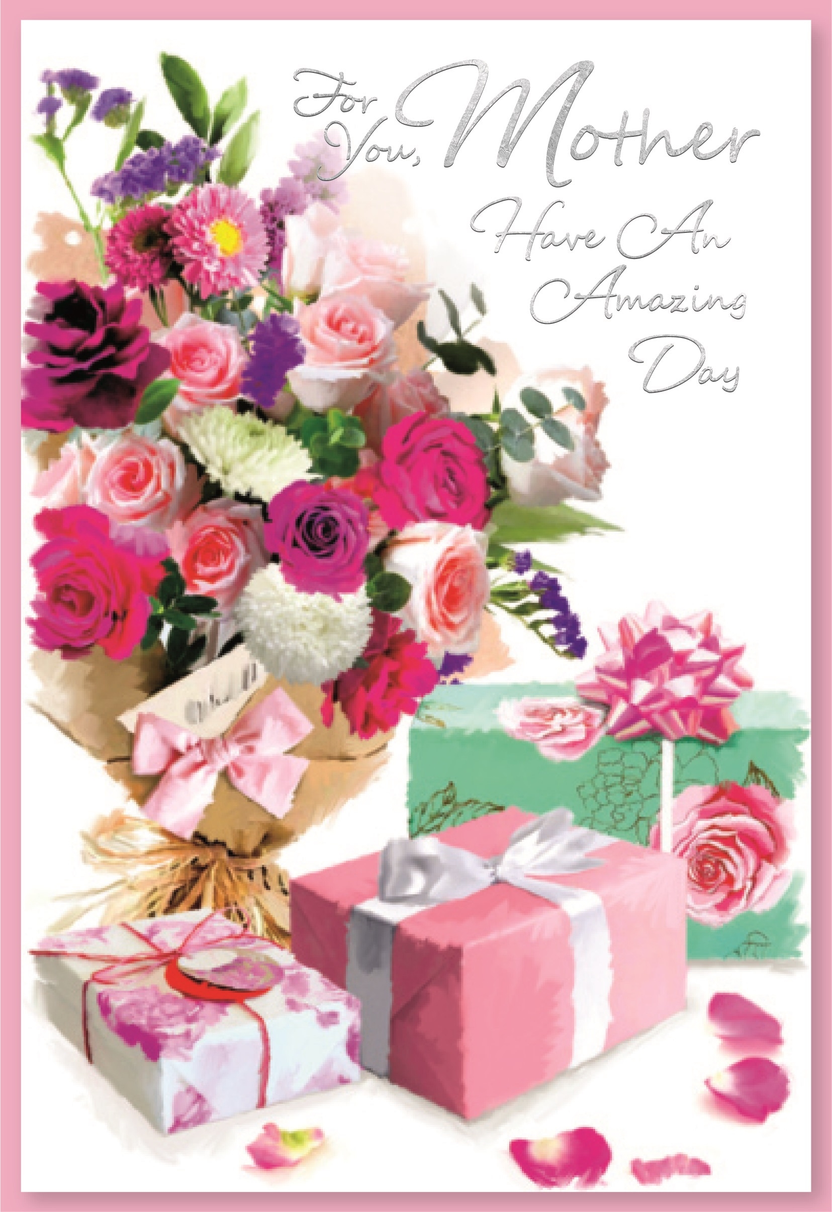 BIRTHDAY CARDS,Mother 6`s Floral Presents