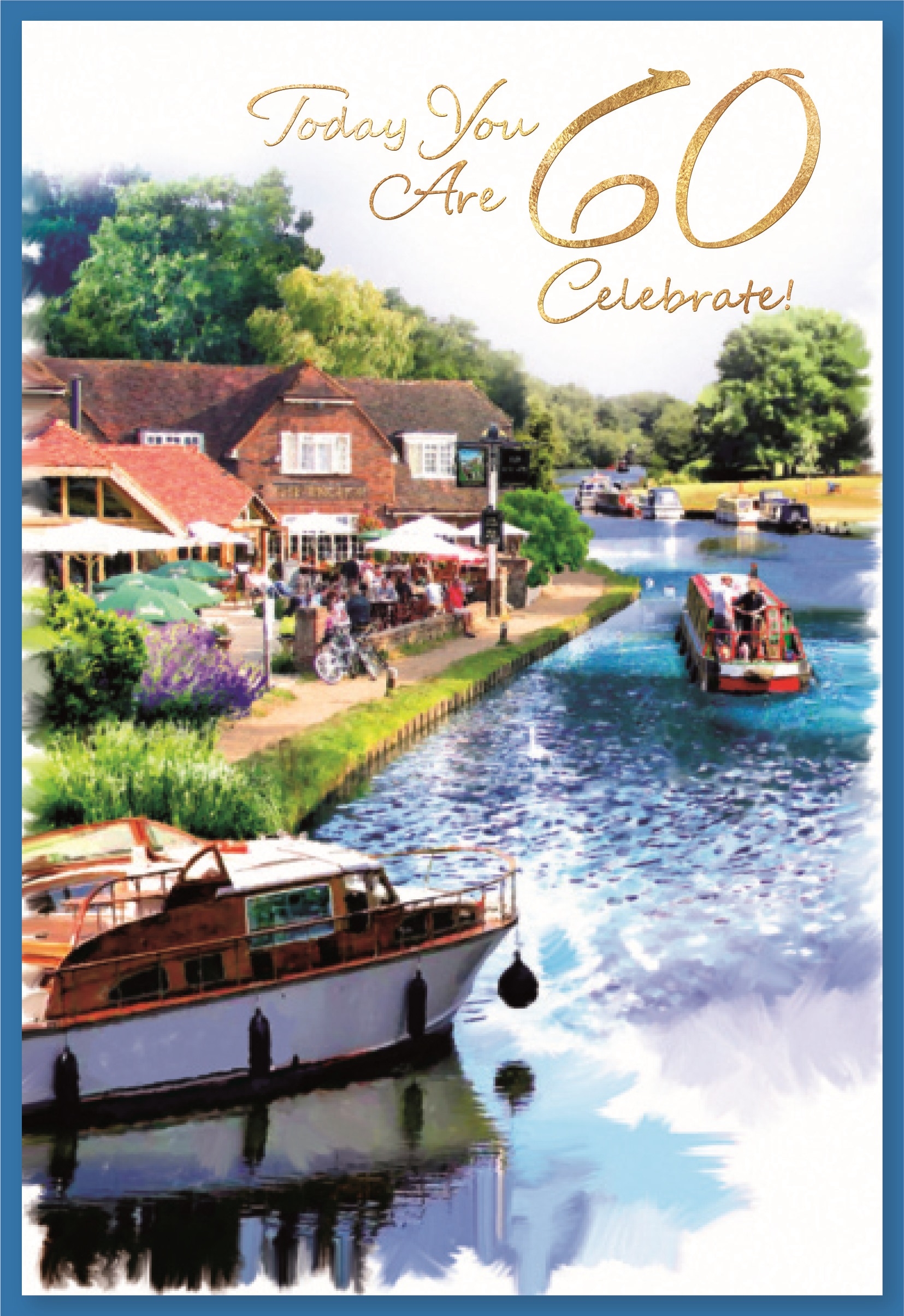 AGE 60 CARDS,Male 6`s Pub on the River