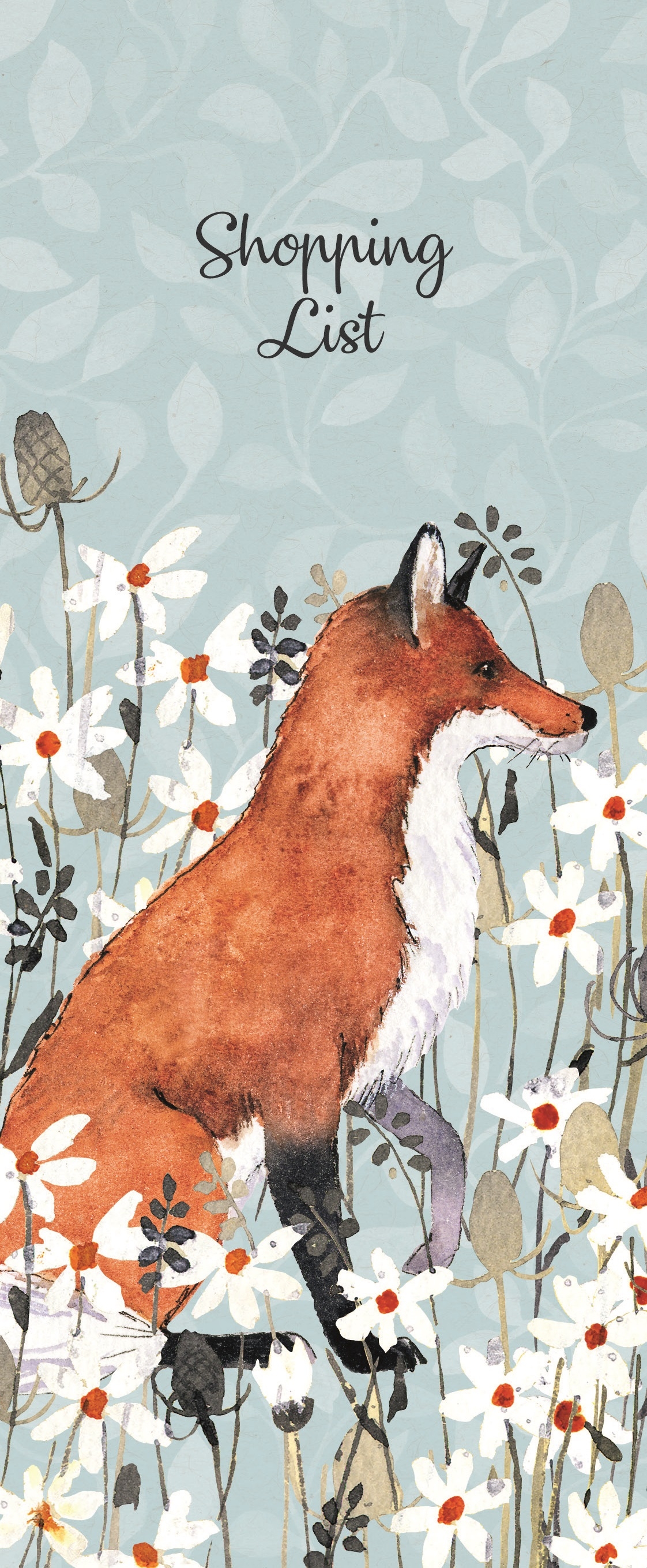 SHOPPING LIST PAD,Foxy Tales (Magnetic)