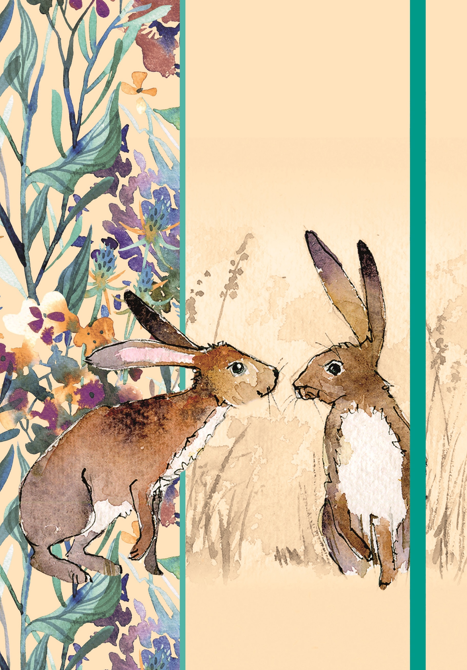 NOTEBOOK,A5,Kissing Hares