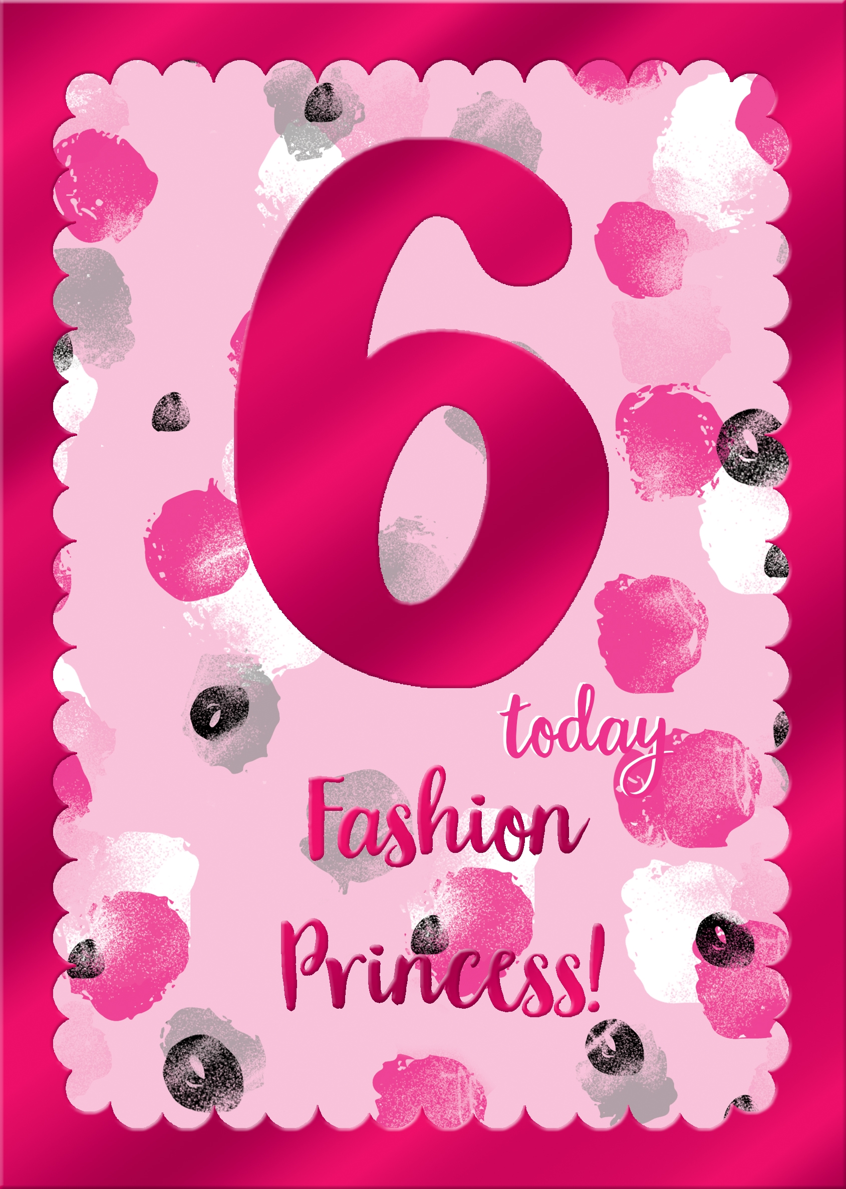 AGE 6 CARDS,Female 6`s Octopus/Sea Horse(Was 1.15)