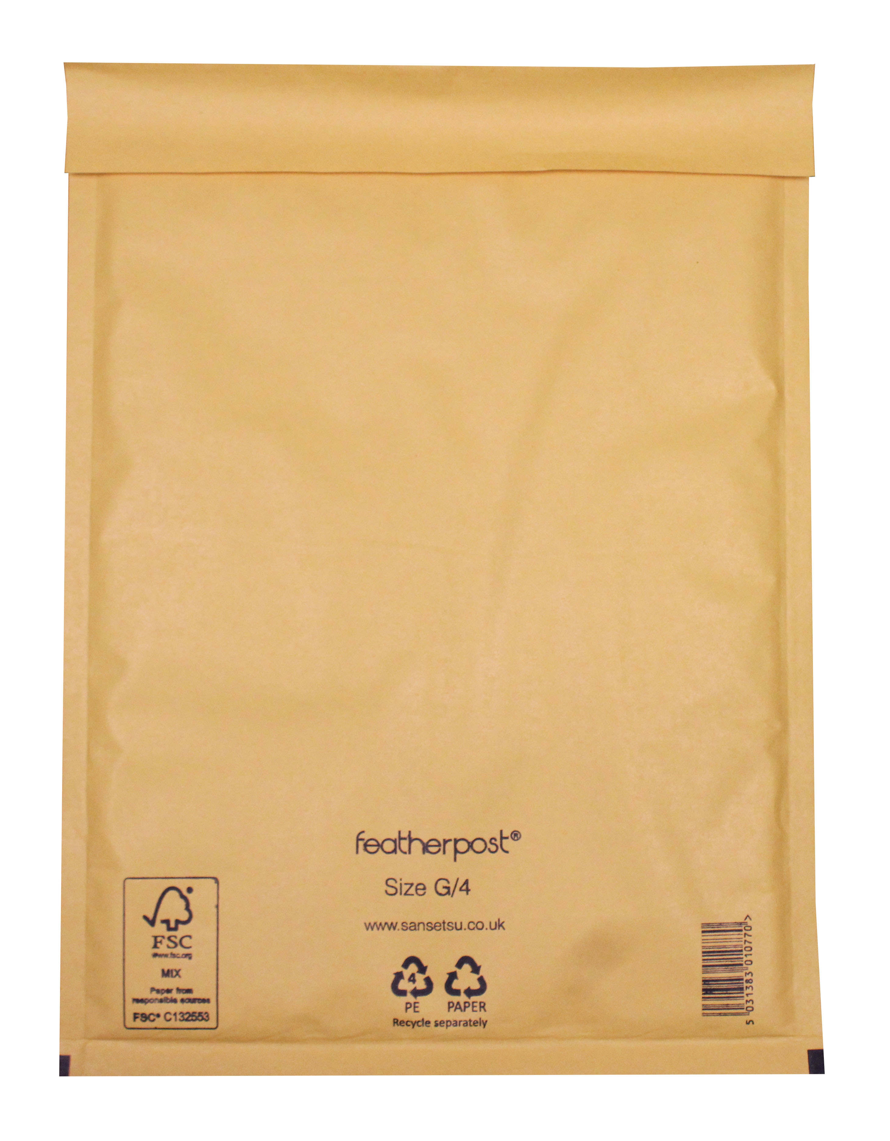 PADDED ENVELOPES,G4 Gold (Featherpost) CG007 [Packs Only]