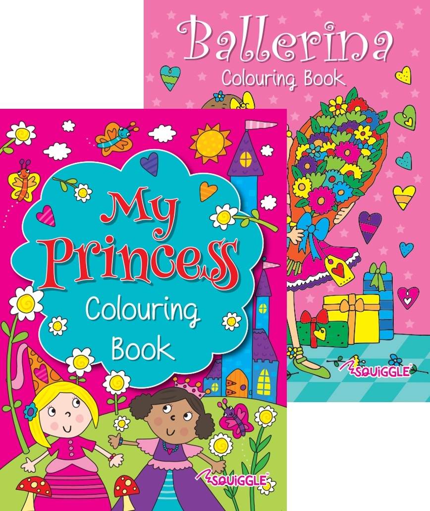 COLOURING BOOK,Ballerina & Princess [Packs Only]