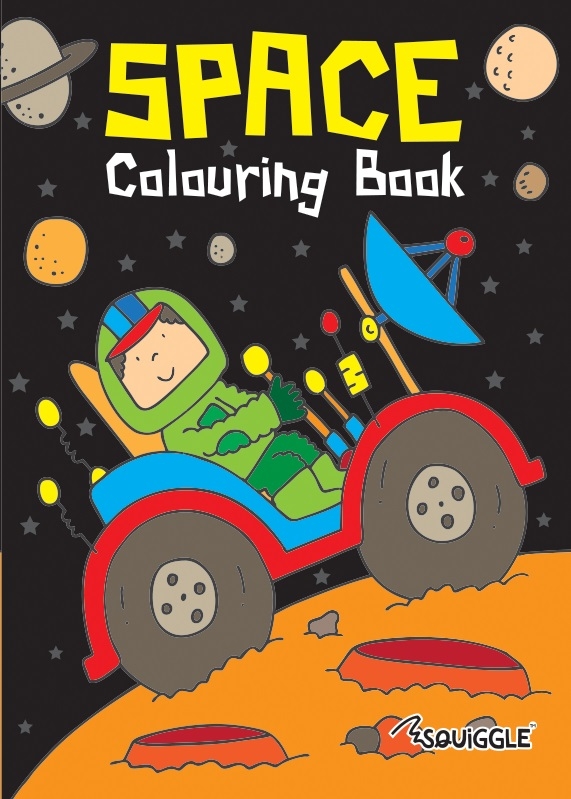 COLOURING BOOK,Space & Noisy Wheels [Packs Only]