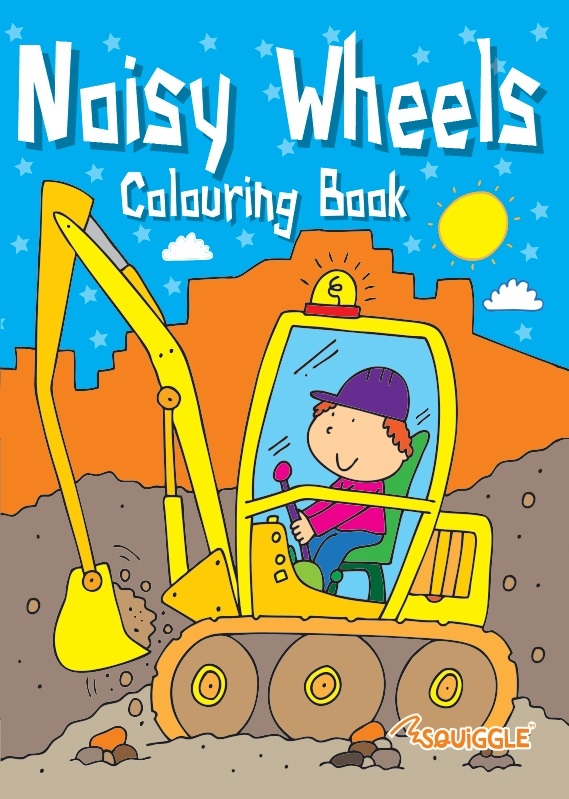 COLOURING BOOK,Space & Noisy Wheels [Packs Only]