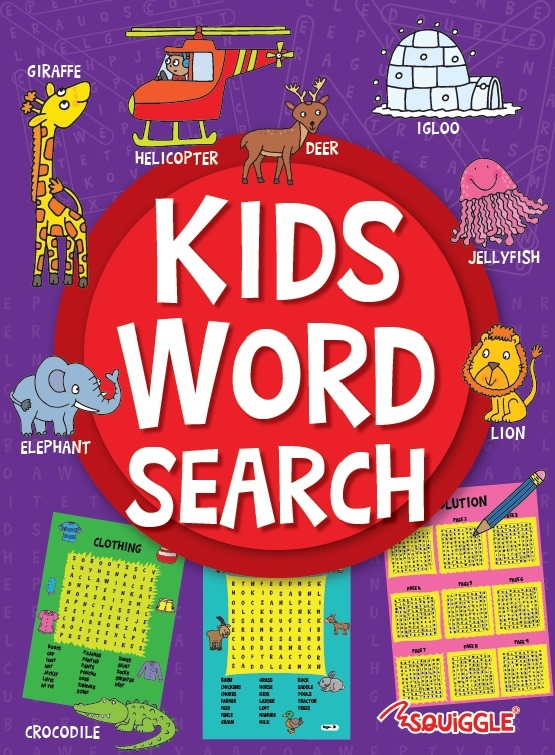 ACTIVITY BOOK,Kids Wordsearch A4 [Packs Only]