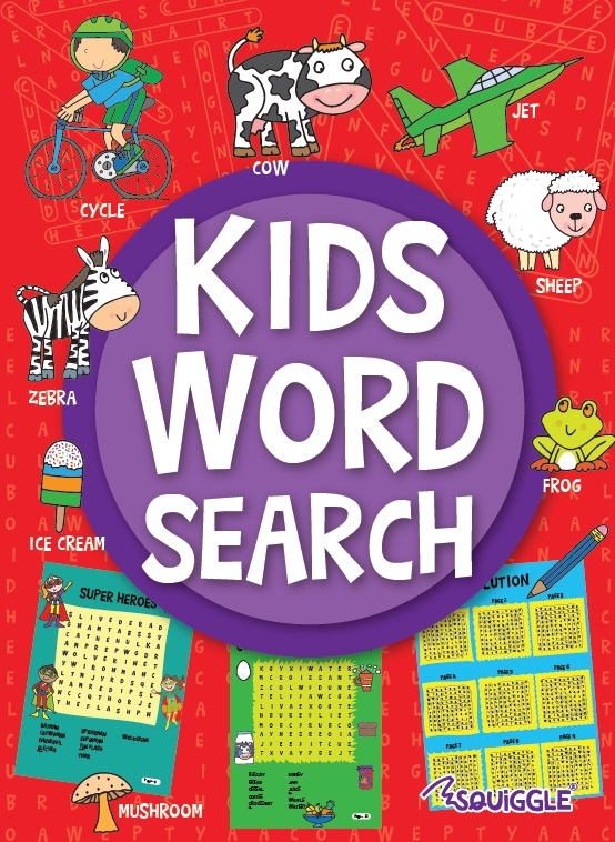 ACTIVITY BOOK,Kids Wordsearch A4 [Packs Only]