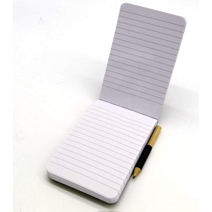 POLICE STYLE NOTEBOOK + Pencil 85x130mm 96 Ruled Sheets [Packs Only]