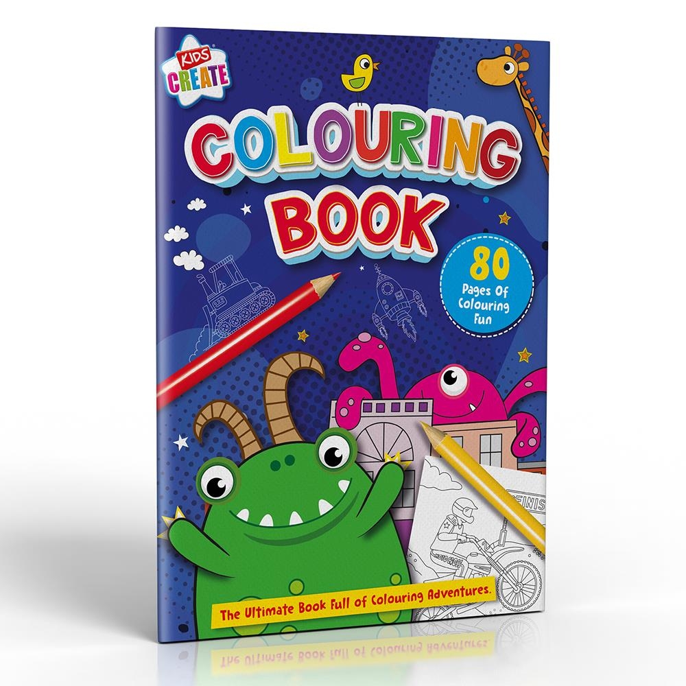 COLOURING BOOK 80 Page [Packs Only]