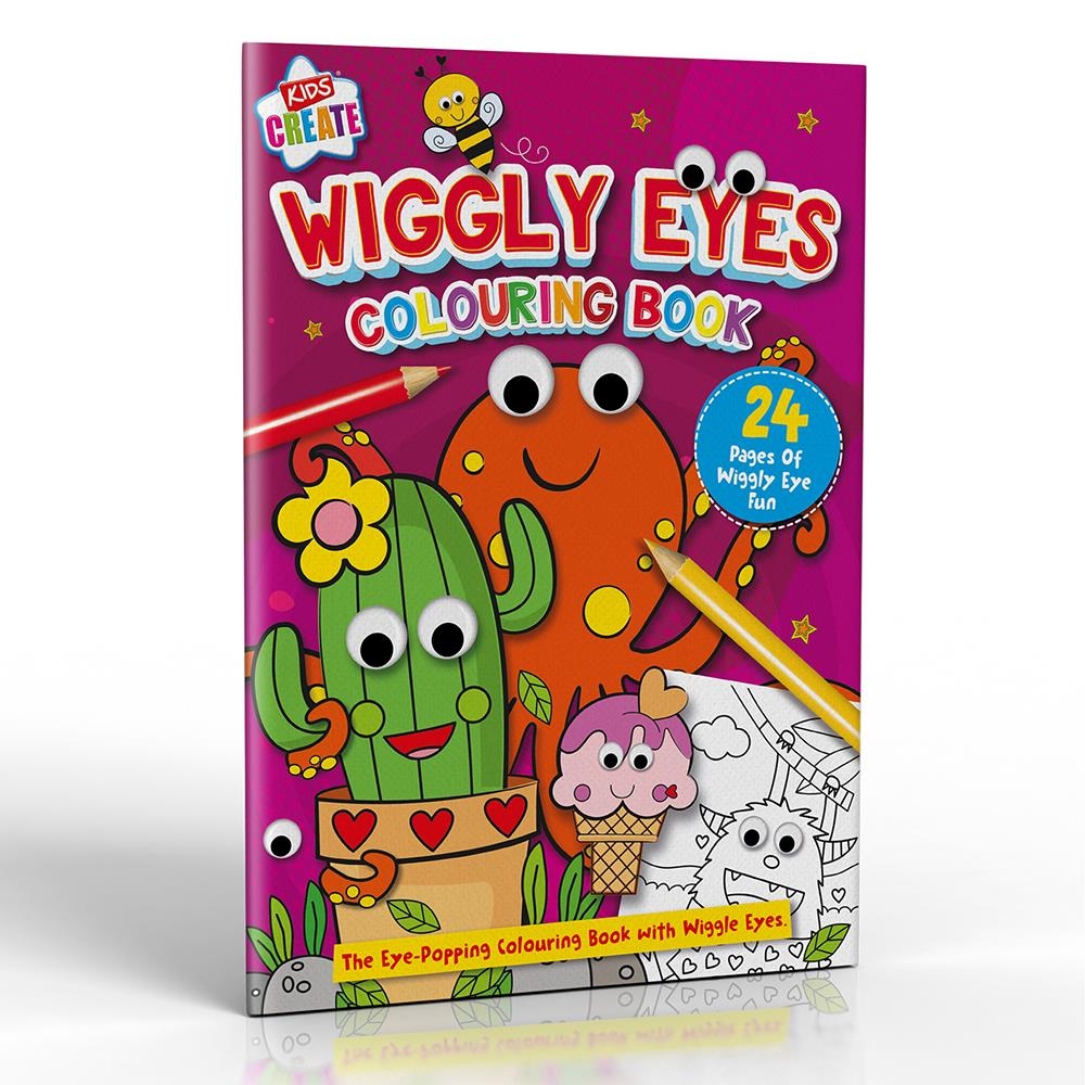 WIGGLY EYE COLOURING BOOK 24 Page [Packs Only]