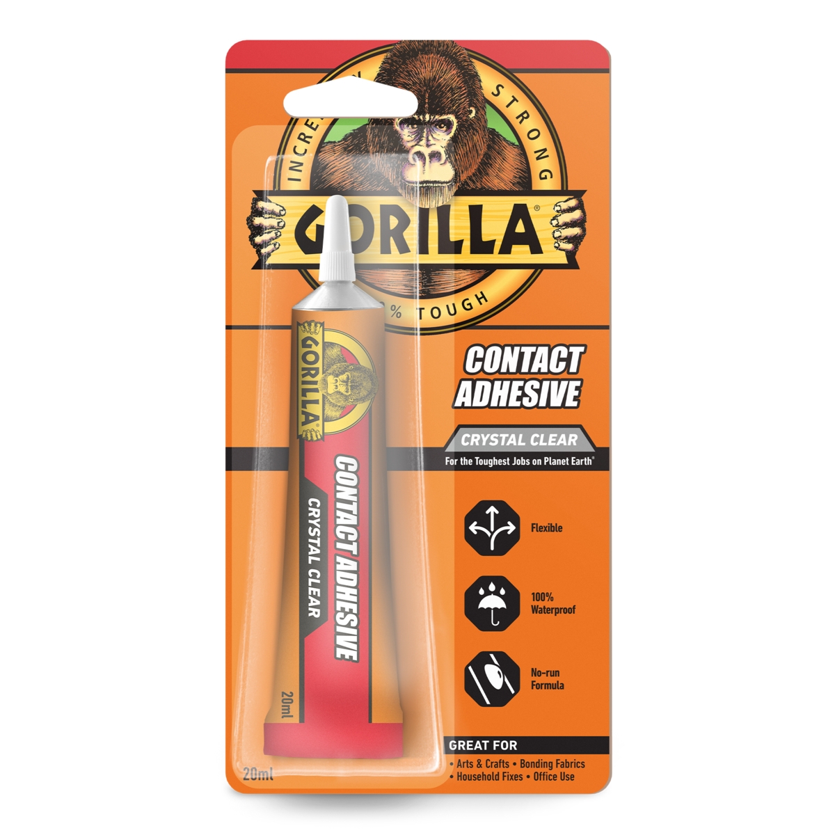 GORILLA GLUE,Contact Adhesive 20gm I/cd [Splittable]