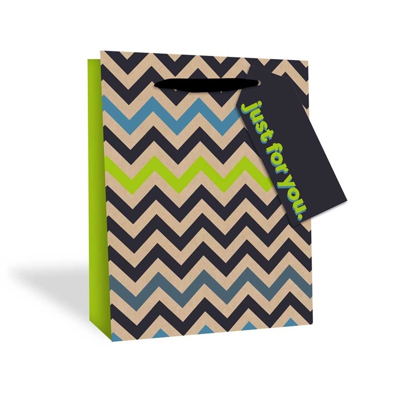 GIFT BAG,Zig Zag Large [Packs Only]