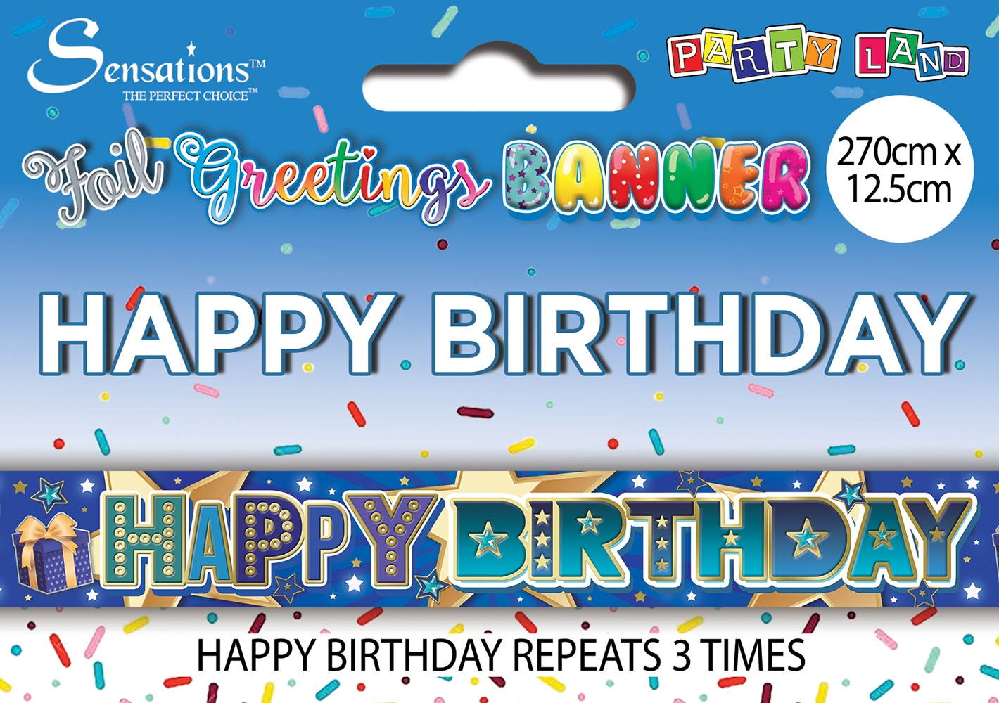 BANNER,Happy Birthday Male Stars [Packs Only]