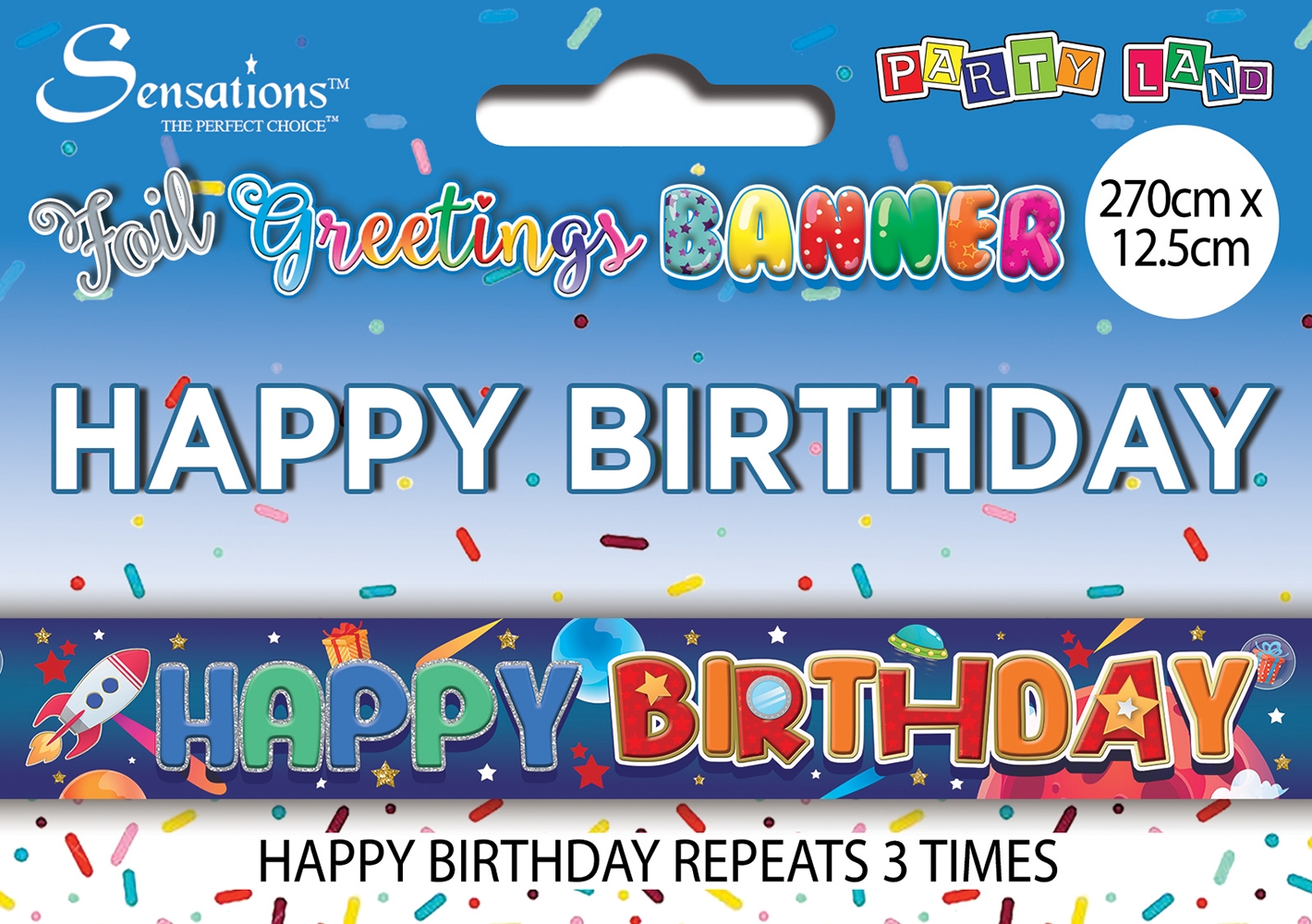 BANNER,Happy Birthday Space [Packs Only]