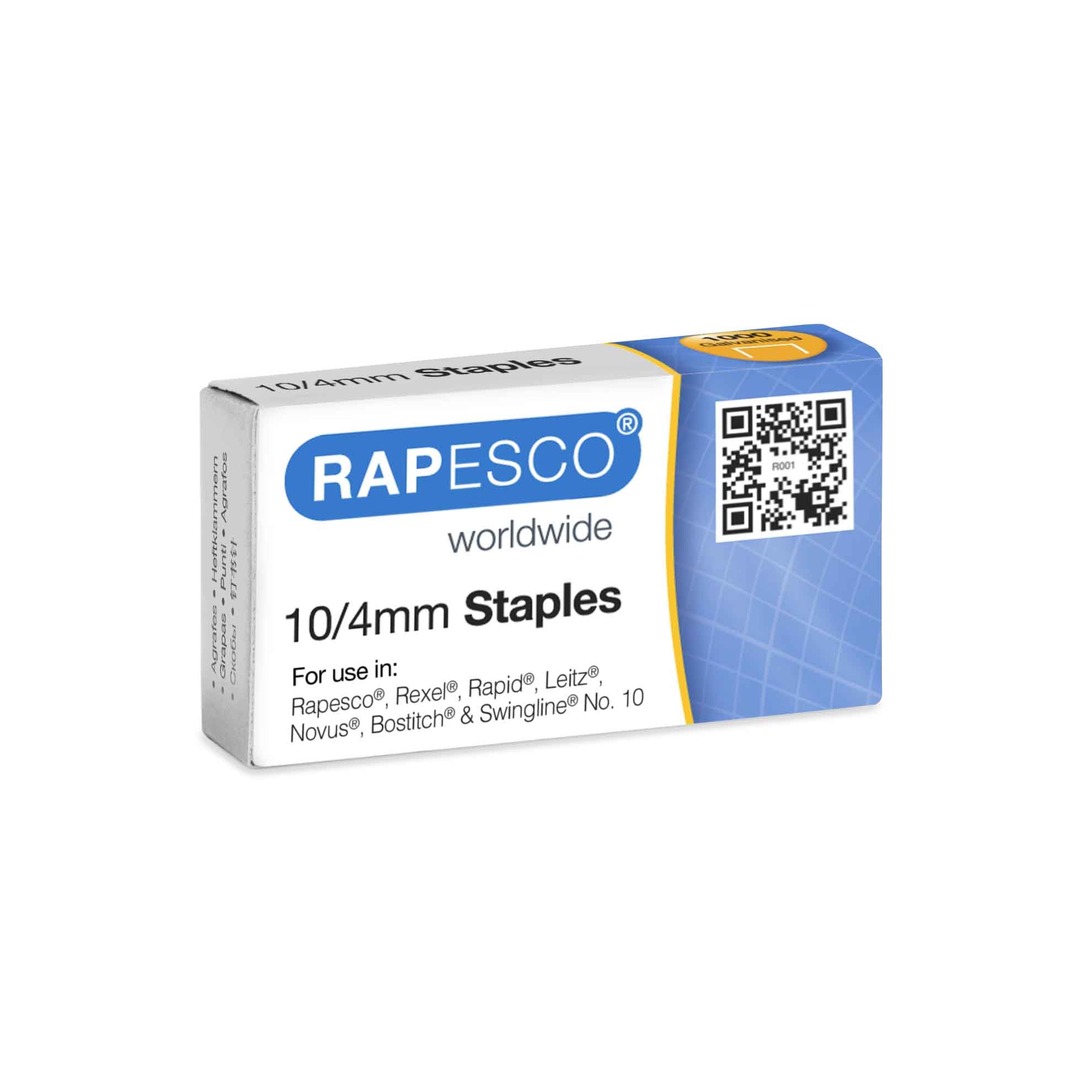STAPLES,10/4 1000`s H/pk Rapesco [Packs Only]