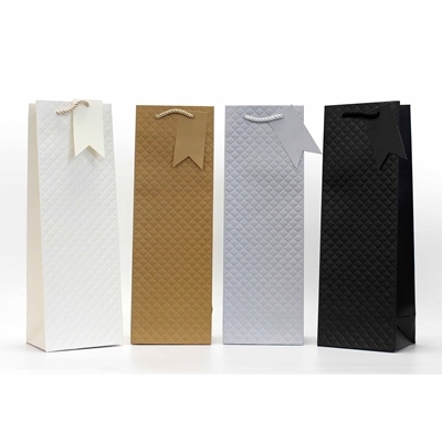 GIFT BAG,Embossed Foil Classics 4 Assorted (Bottle) [Packs Only]