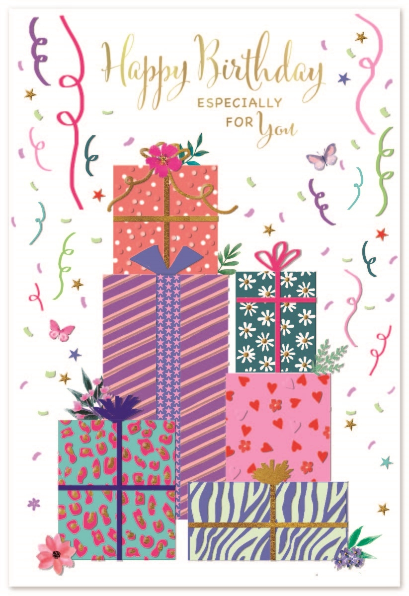 BIRTHDAY CARDS,6`s Presents & Streamers