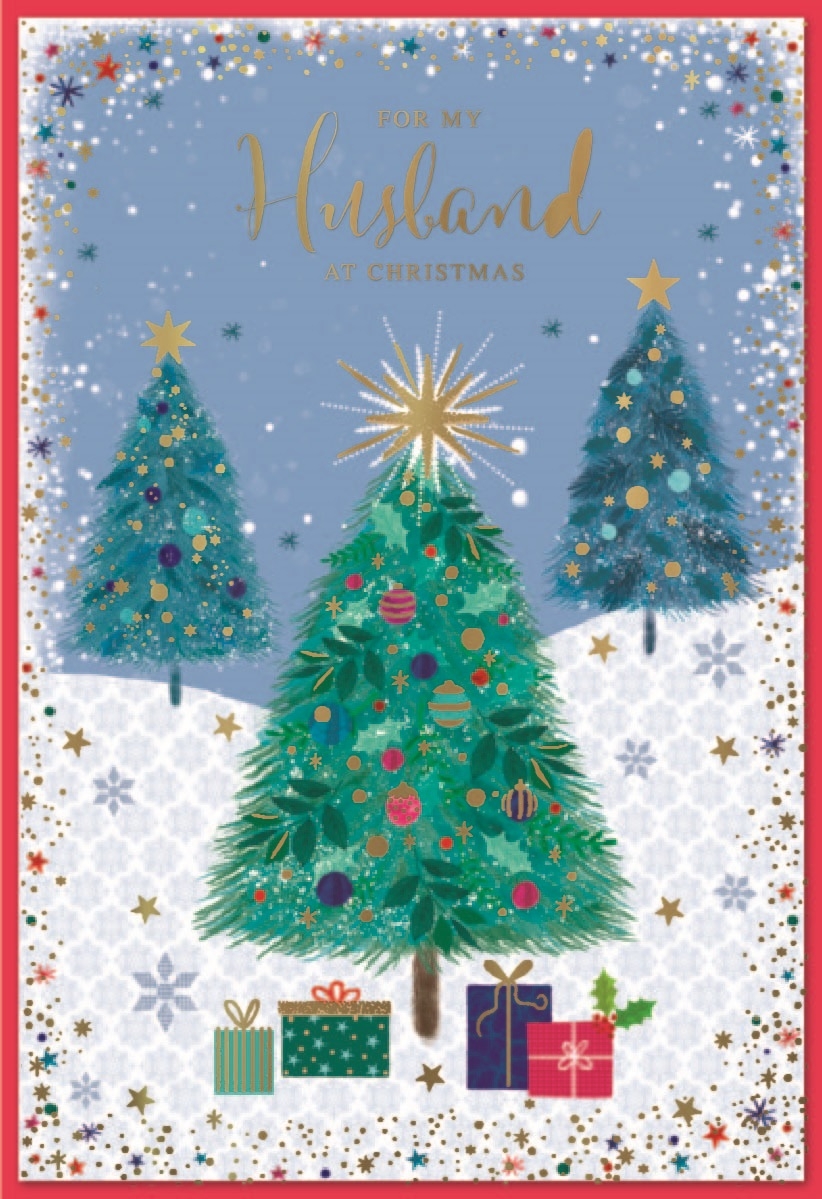 XMAS CARDS,Husband 6`s Presents & Christmas Trees