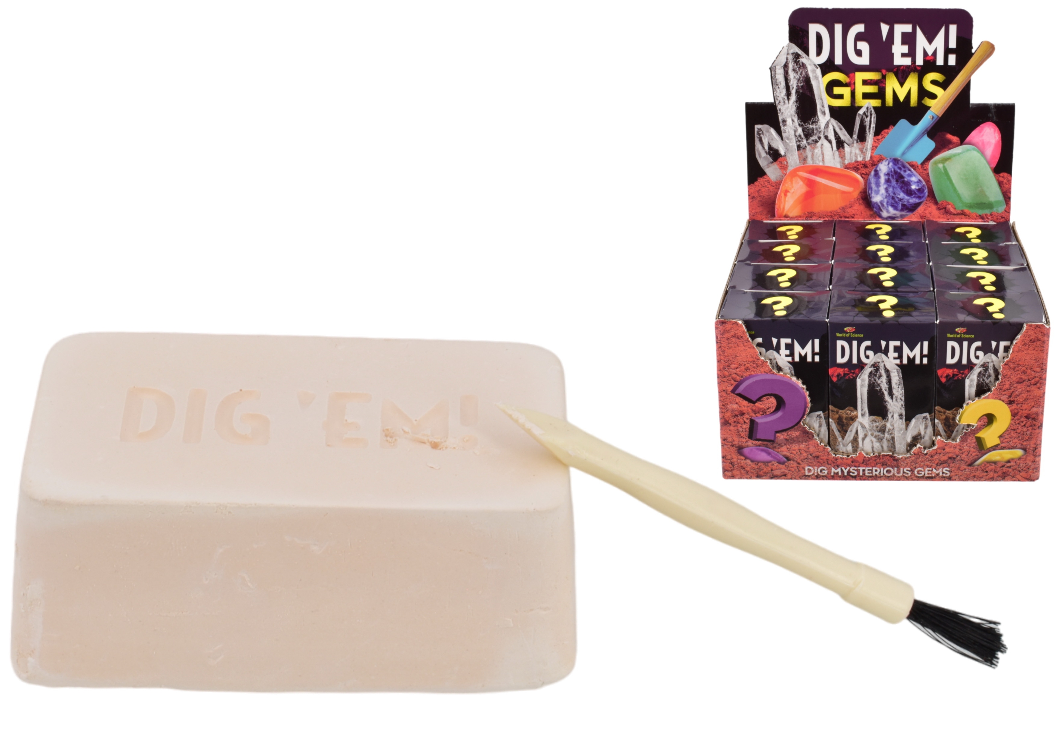 DIG`EM GEMS,Dig Mysterious Gems Boxed [Packs Only]