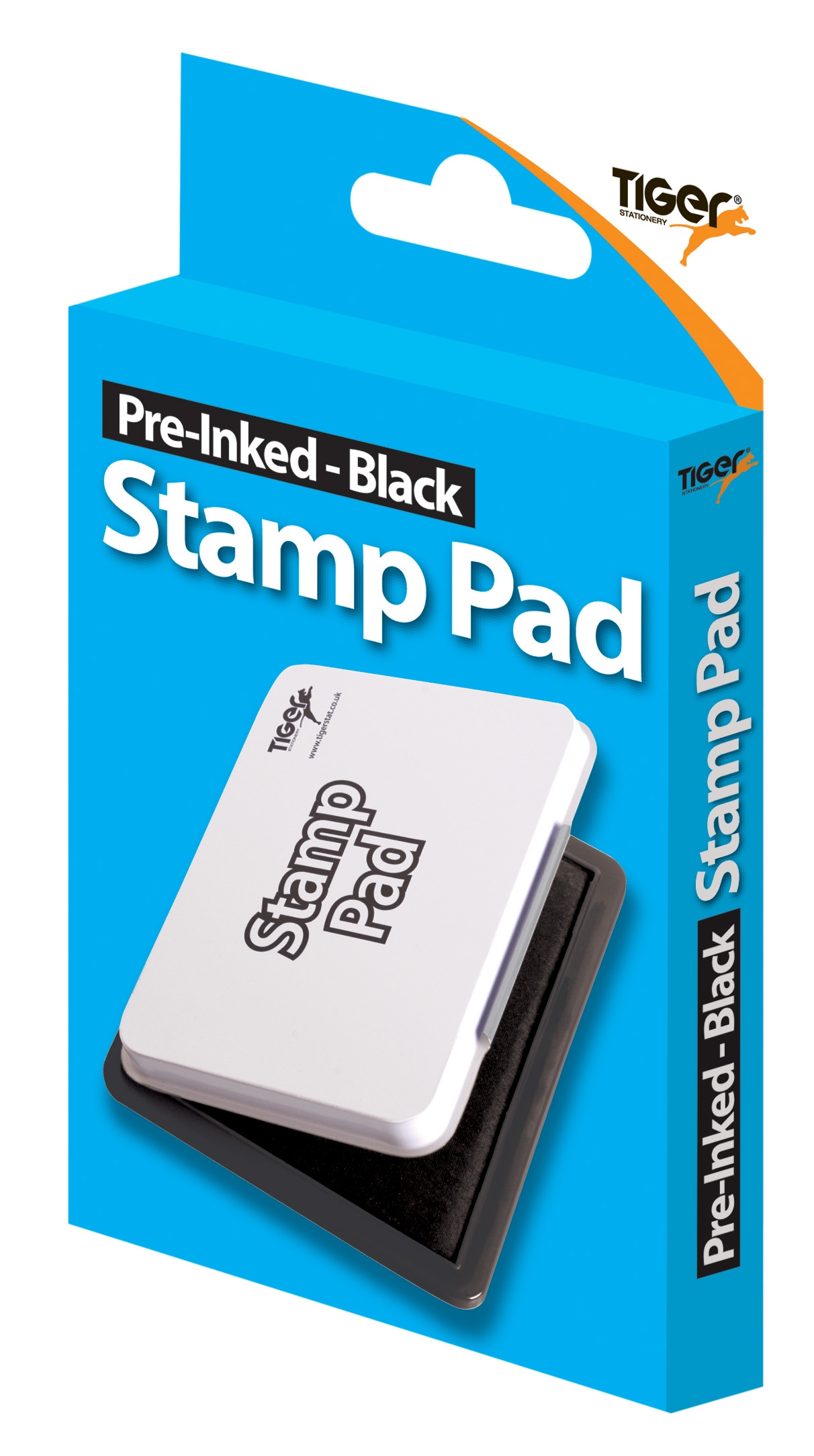 STAMP PAD, Pre-Inked, Black Ink Boxed [Splittable]