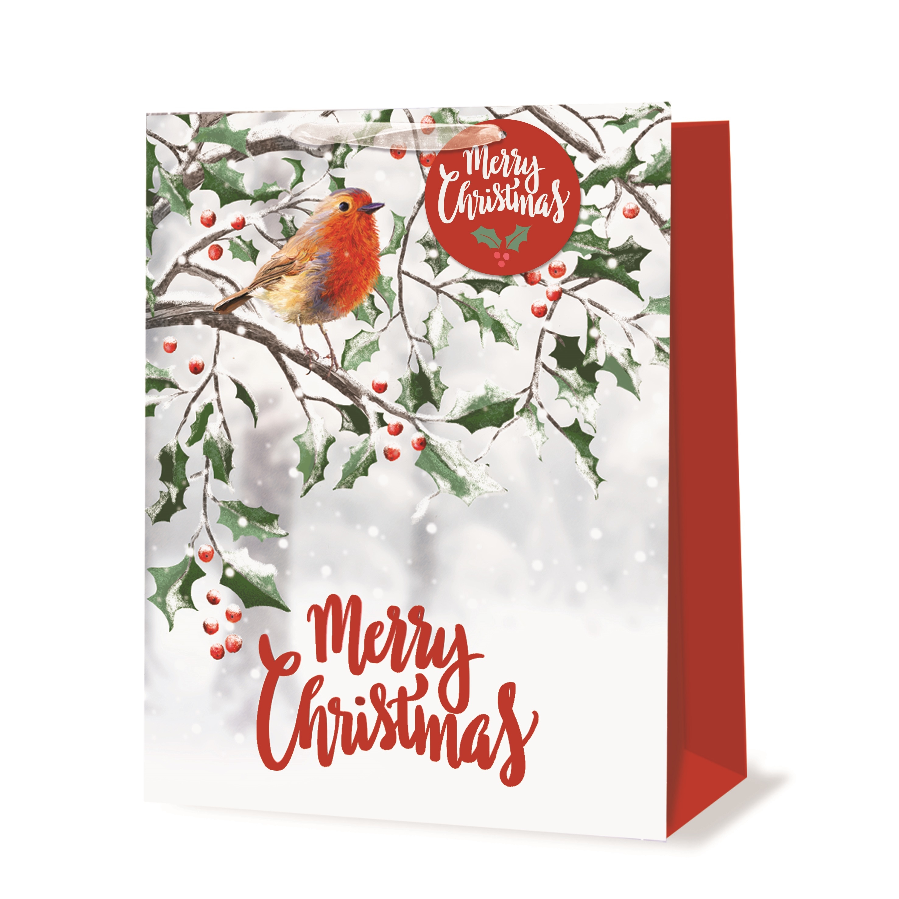 GIFT BAG,Traditional Robin (Large) (Was 1.09) [Packs Only]