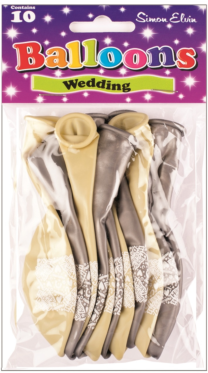 BALLOONS,Wedding Day 10`s [Packs Only]