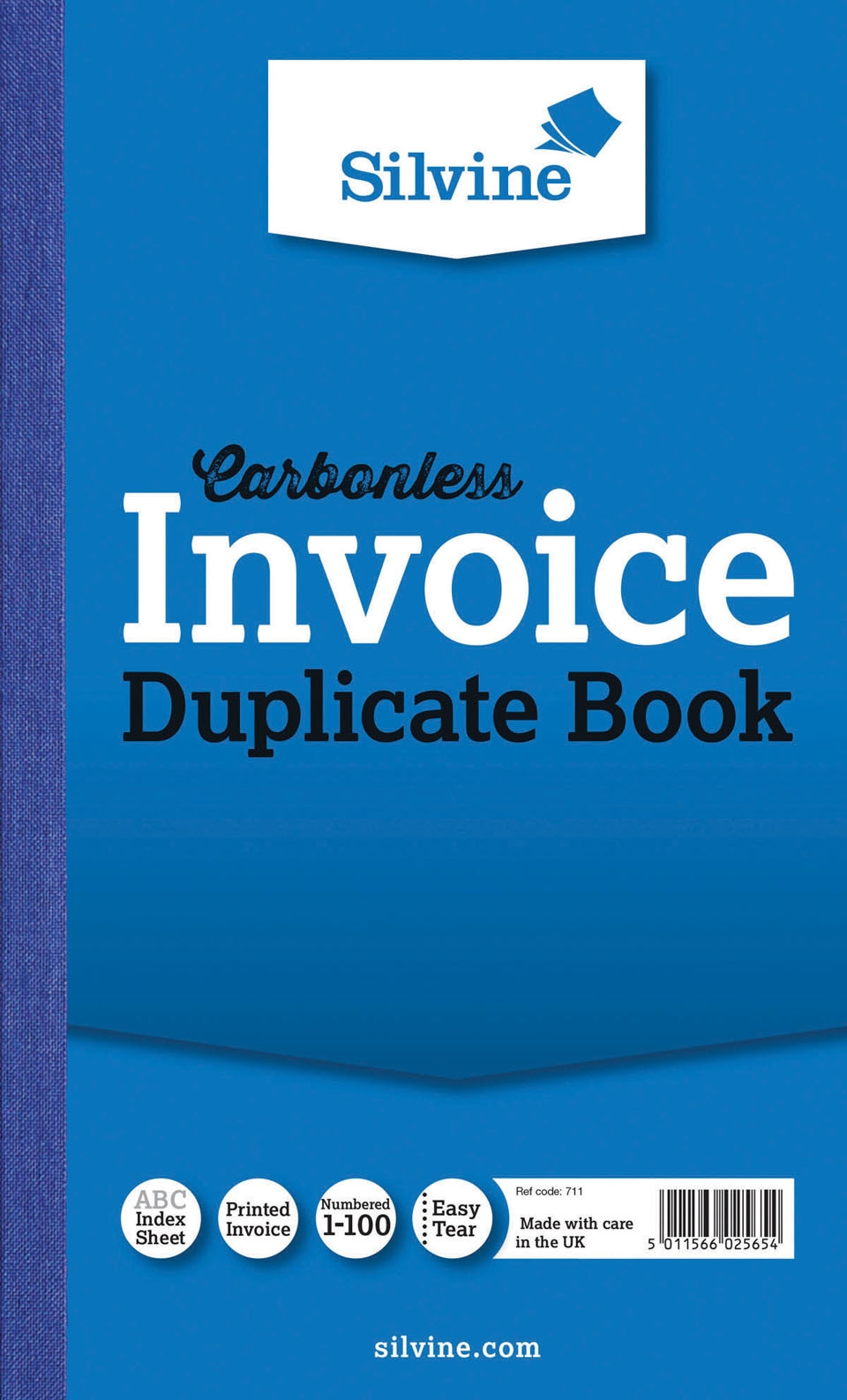DUPLICATE BOOK,Invoice Carbonless 8.25x5/206x125mm [Splittable]