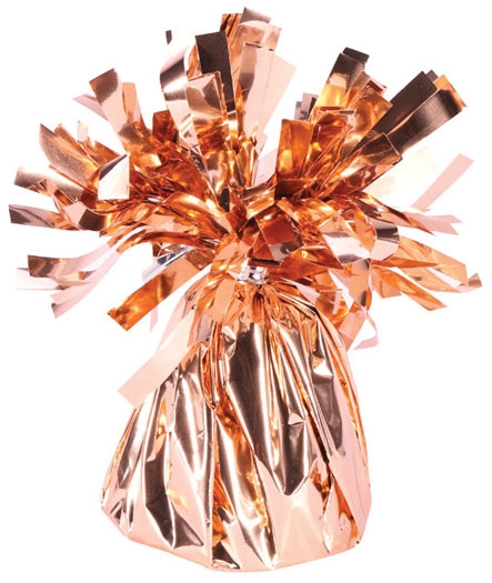 BALLOON WEIGHT,Rose Gold Foil [Packs Only]