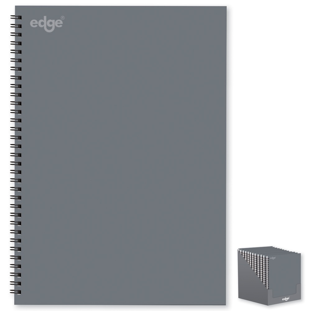 NOTEBOOK,Grey A4 Twin Wire [Splittable]