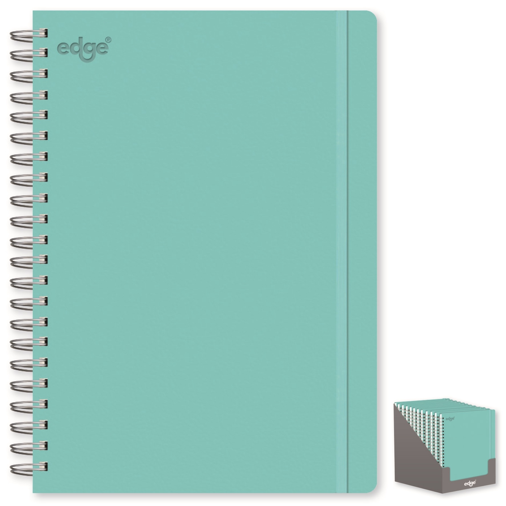 NOTEBOOK,Polyprop Blue A4 Twin Wire [Splittable]
