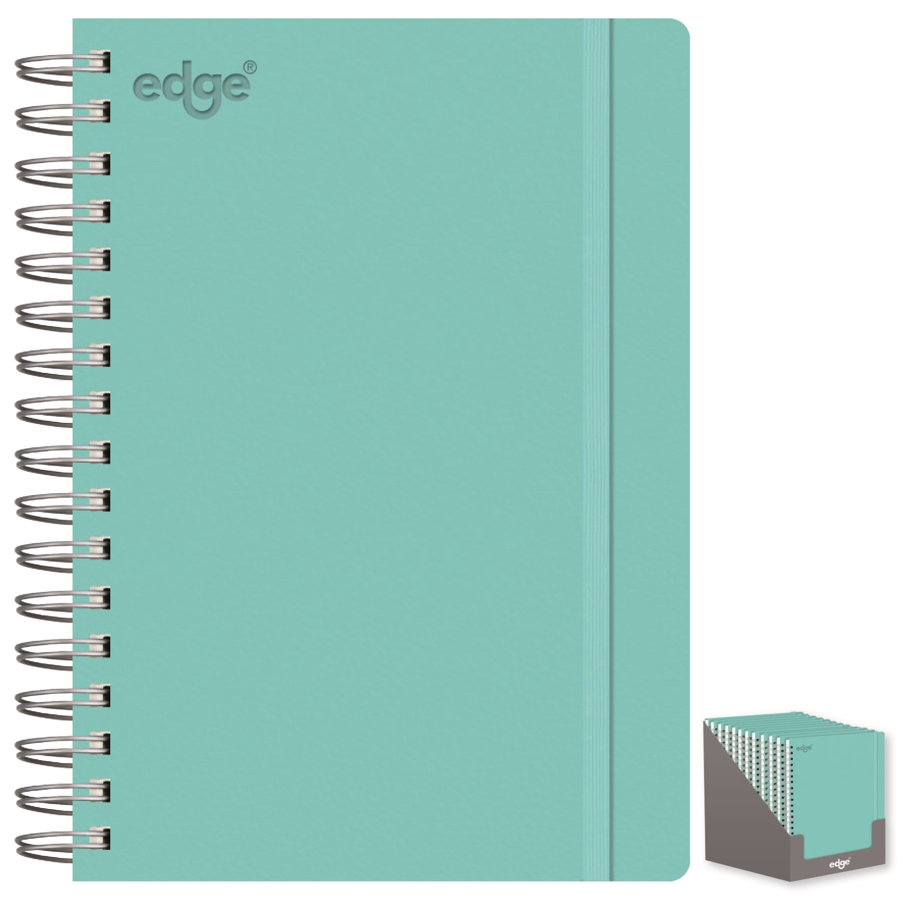 NOTEBOOK,Polyprop Blue A5 Twin Wire [Splittable]