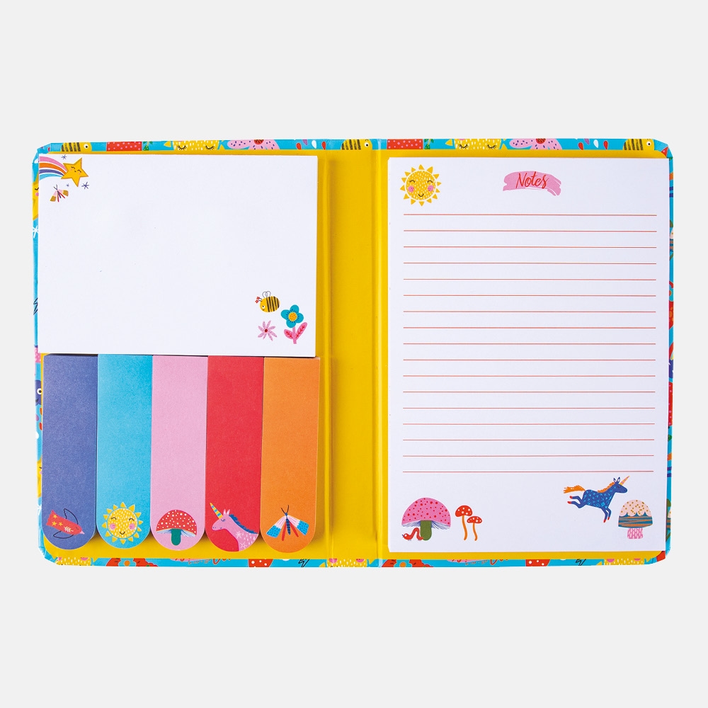 STICKY NOTES FOLDER,Magical Forest with Notepad & Tabs