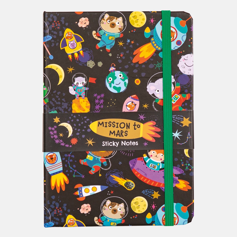 STICKY NOTES FOLDER,Mission to Mars with Notepad & Tabs