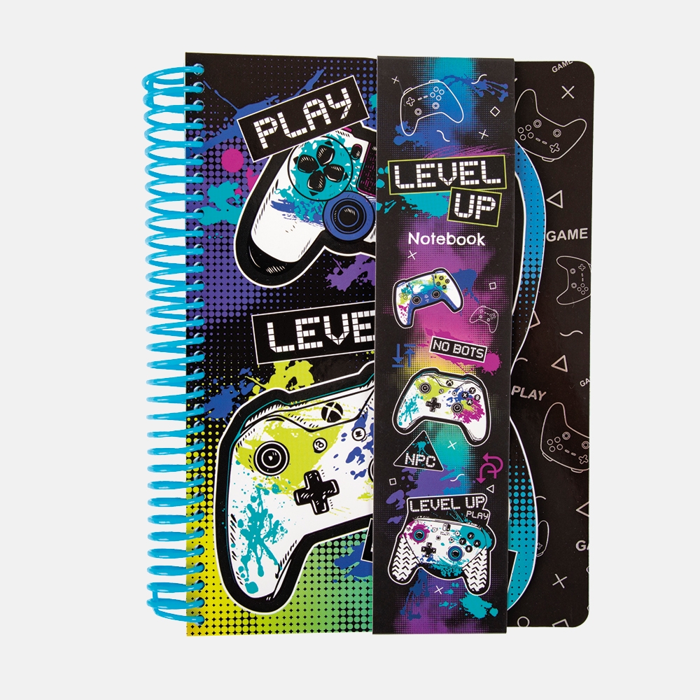 NOTEBOOK,A5 Level Up Twin Wire 60 page