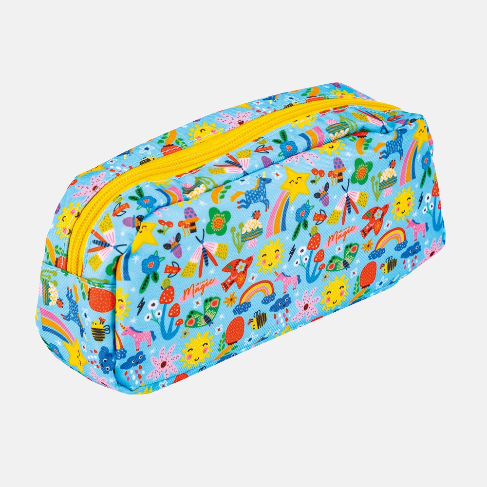 PENCIL CASE,Magical Forest 2 Compartment, Zipped